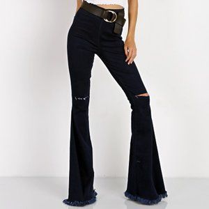 SHOW ME YOUR MUMU Berkeley Bell Bottom Flare Jeans- Size Small